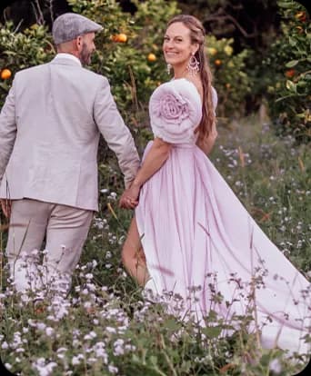 Helen Padarin at her wedding